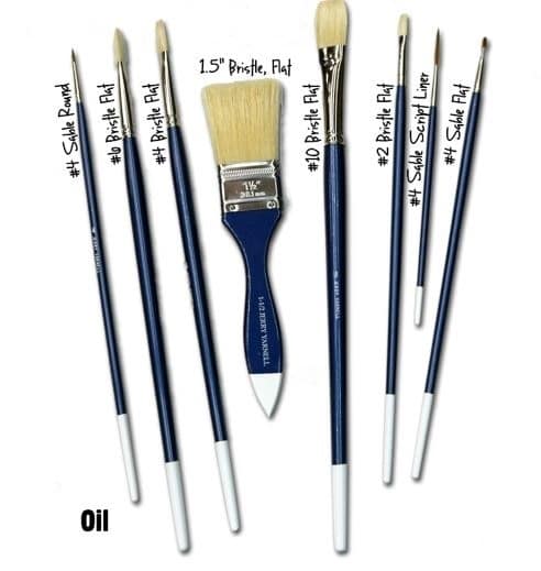 Oil Brush Set – Yarnell School